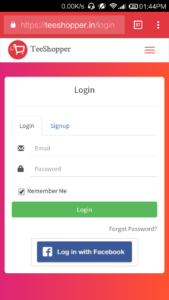 Login - Tick the Checkbox