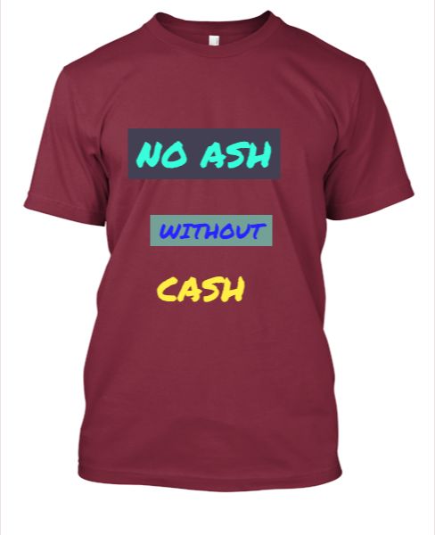  NO ASH WITHOUT CASH - HAMMAD SALEEM - SHOPPING CART - Front