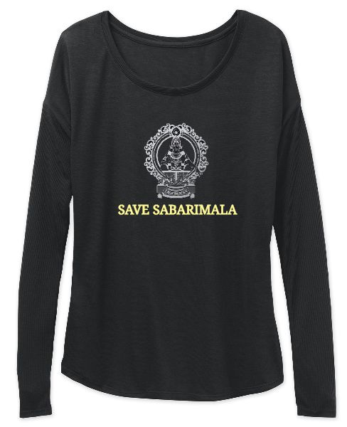  Save Sabarimala Womens T Shirt - Front