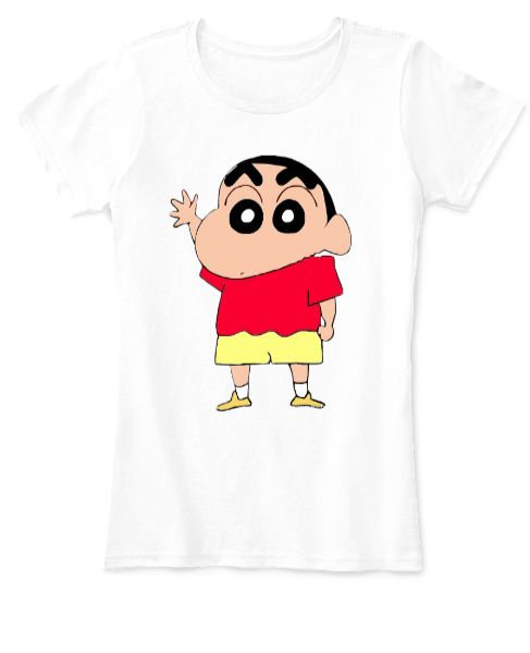  Shin-chan  t-shirt for women  - Front