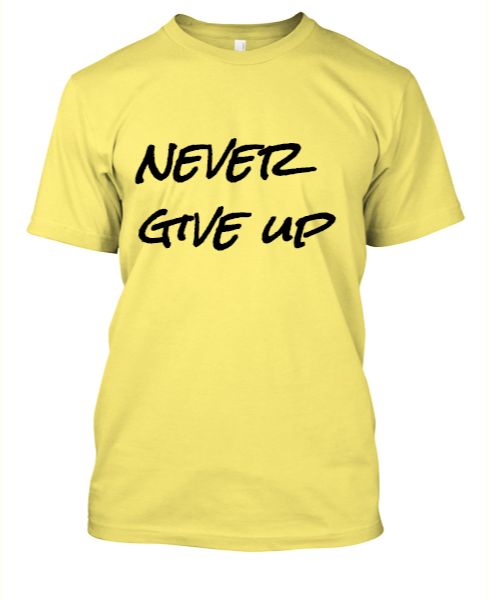  aio never give up - Front