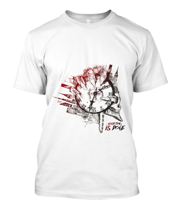 00001 | Your time is done | Mens Half sleeve T-shirt - Front