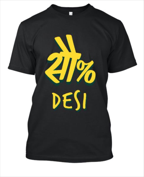 100 desi tshirts - Front
