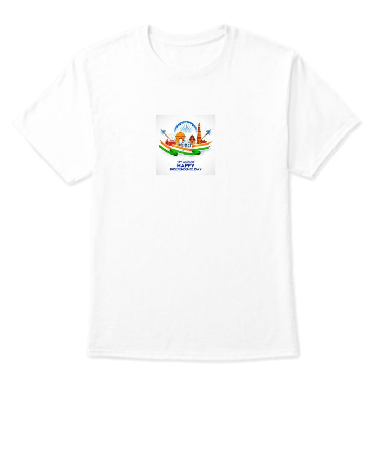 15 august t shirt design - Front