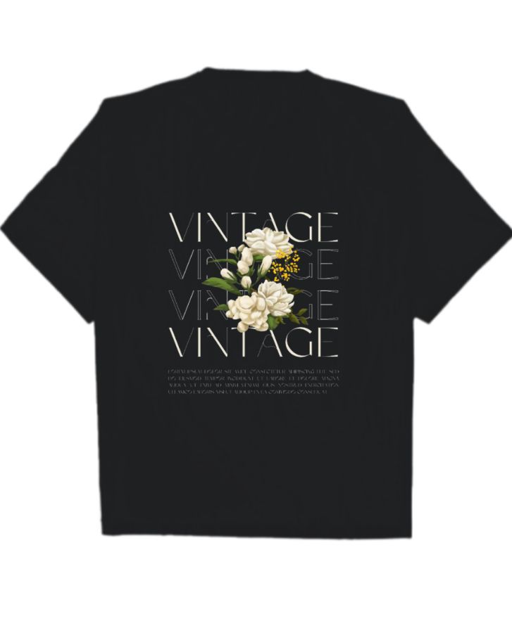 189OVERSIZED PRINTED TEES - Front
