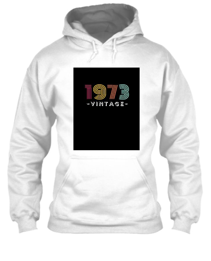 1973 vintage hoodie - Front