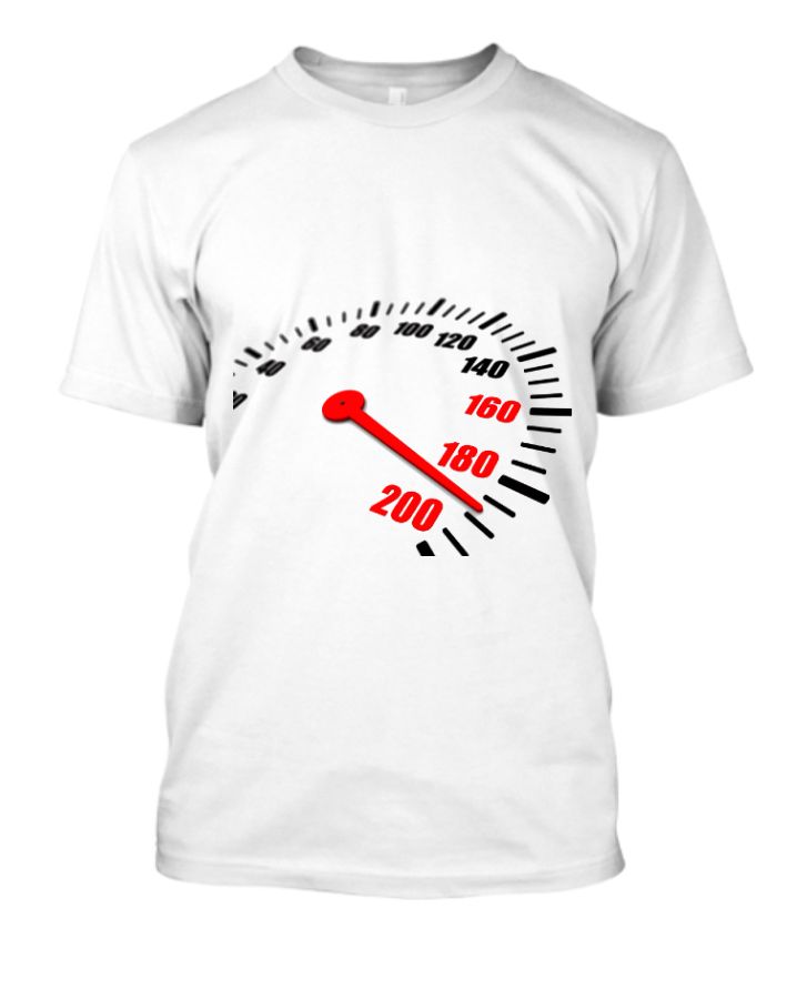 200 speed Half sleeve Tshirt - Front
