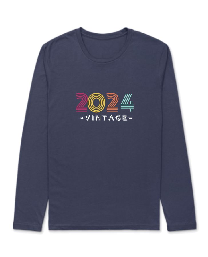 2024 Vintage Full Sleeve Tee - Front