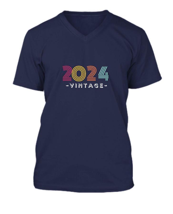 2024 Vintage V-Neck Tee - Front
