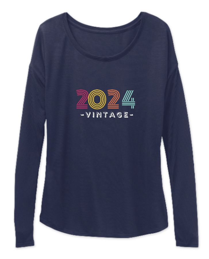 2024 Vintage Women's Full Sleeve Tee - Front