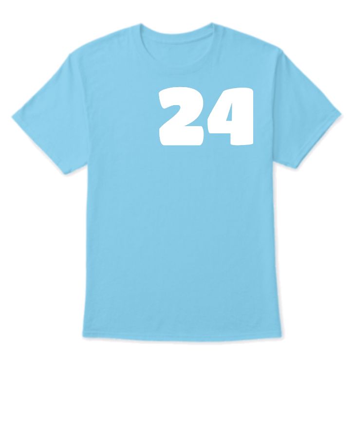 24 Numberd tees - Front