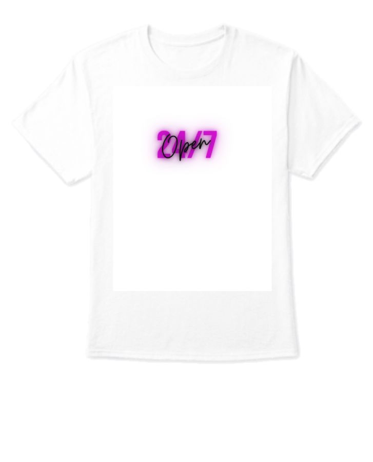 24/7 Open Men half sleeves T-shirt - Front