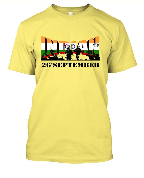 26 SEPTEMBER-INDIAN T-SHIRTS - Front