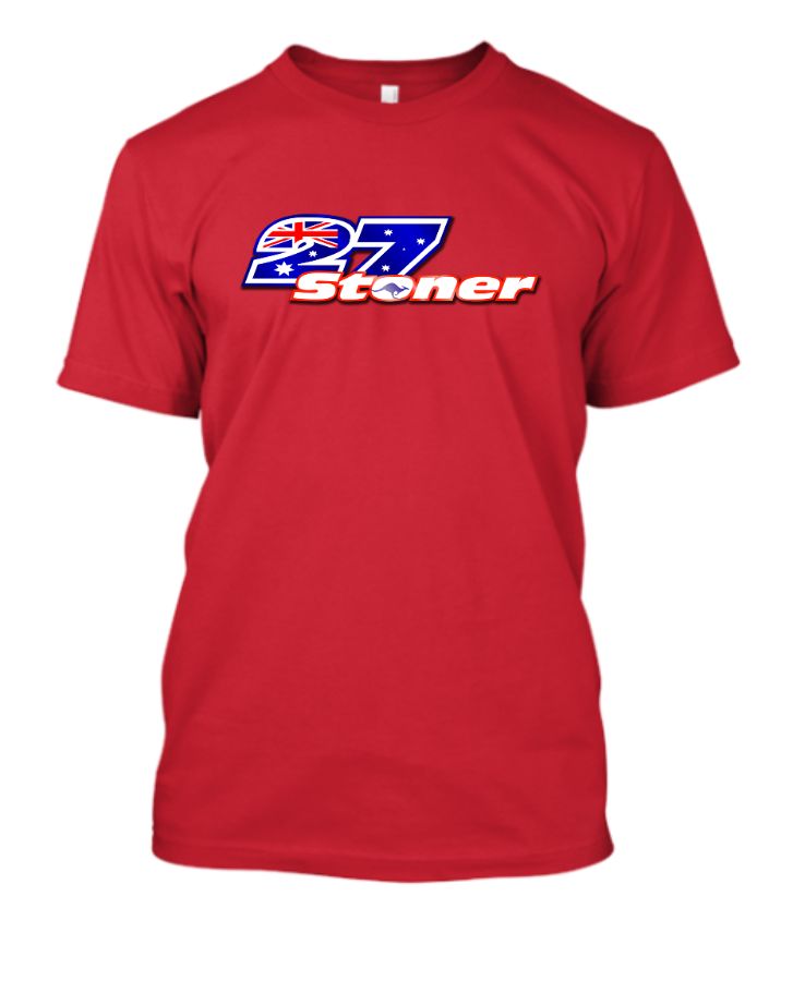 27 Stoner Printed Half Sleeve T-Shirt - Front
