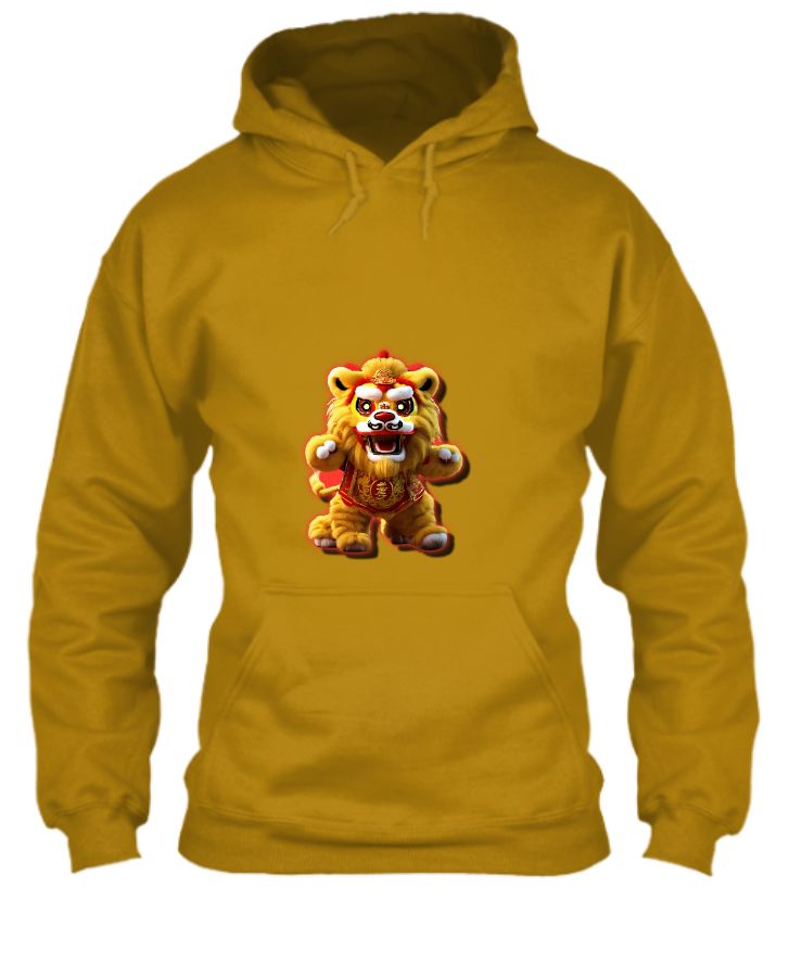 3D BABY DRAGON PRINTED HOODIE - Front