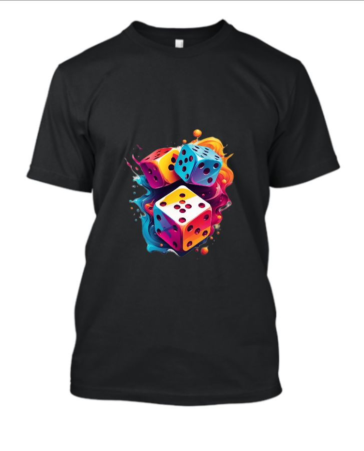 3D Print Dice Half sleeves T-Shirt - Front