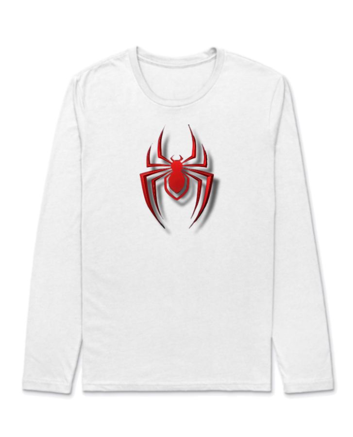 3D Spider Printed Full Sleeves Tshirt (Spiderman Collection) - Front