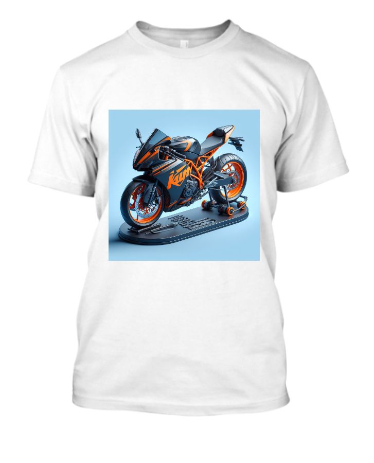 3d Digital Bike Design | Half Sleeve T-Shirt - Front