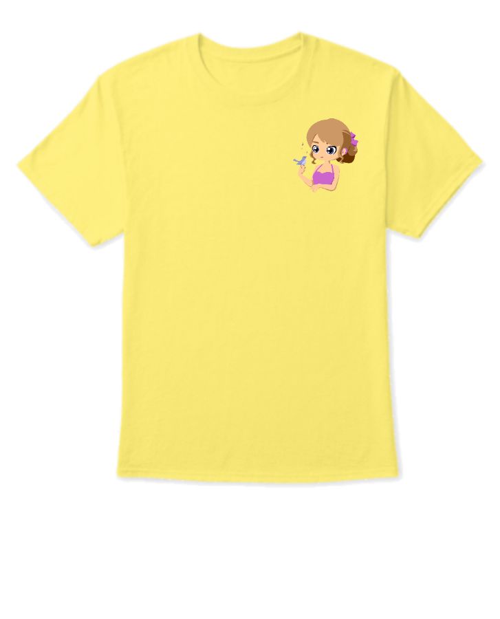 3d Girl Design T-shirt - Front