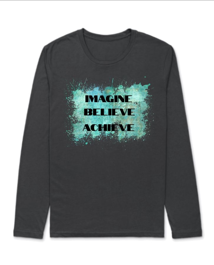 Full sleeve black t-shirt - Front