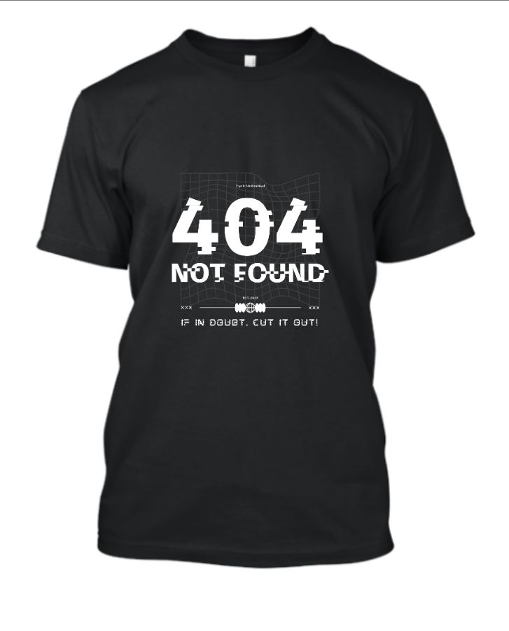 404 printed T-shirt - Front