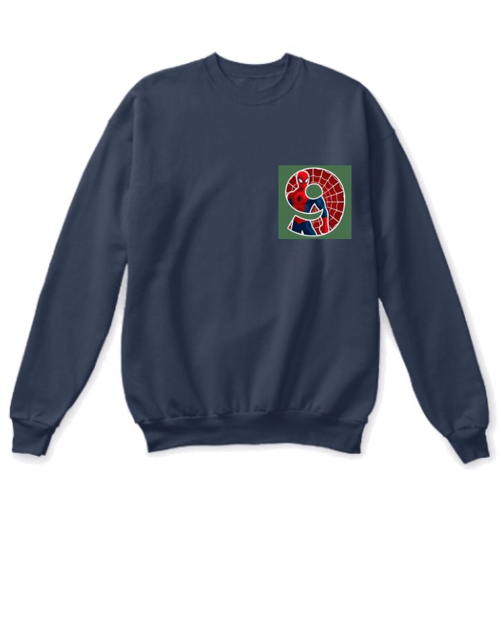 9 spider sweater - Front