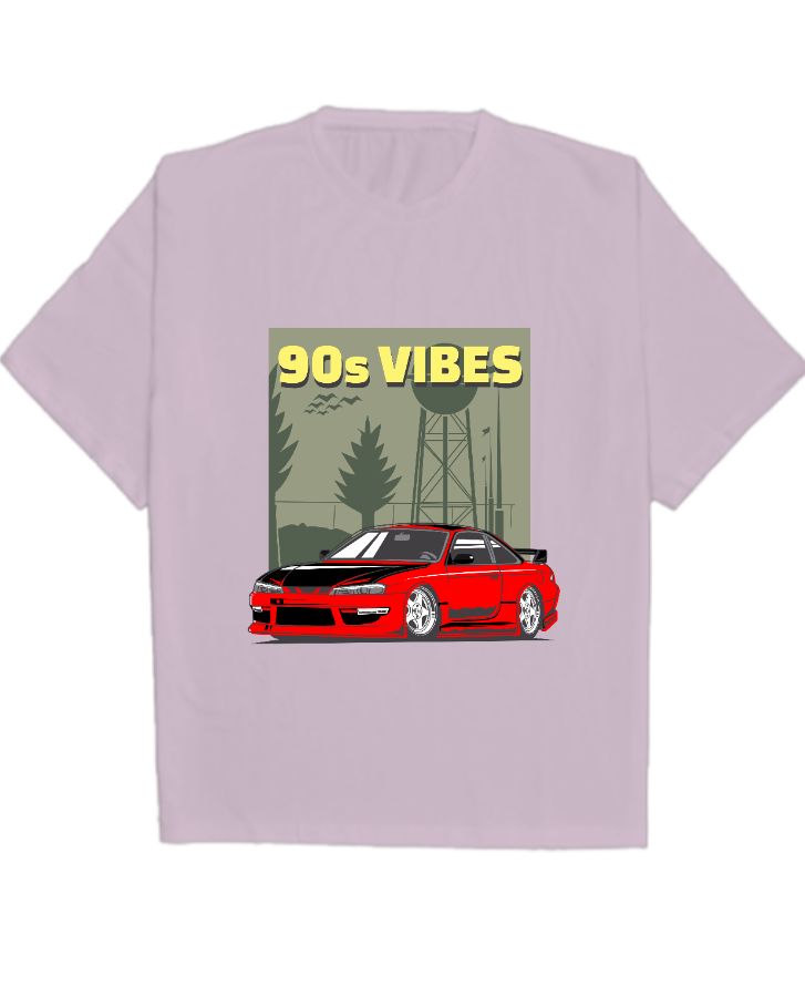 90's Vibe || Oversized T-Shirt   - Front