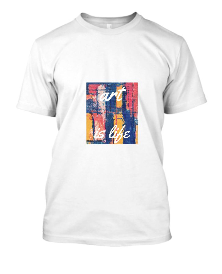 99shopmart Creations Art is Life Tshirt Cool Tshirt - Front