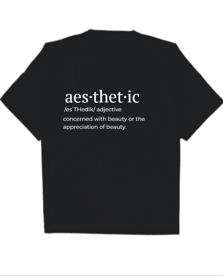 Aesthetic Oversized Tee - Front