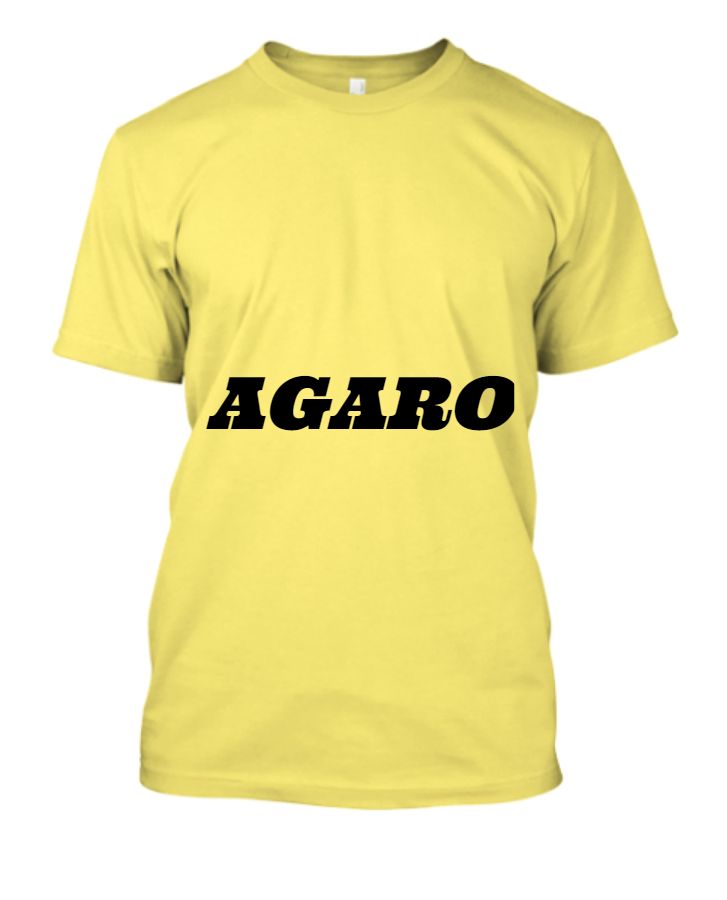 Agaro T-Shirt in orange colour. - Front