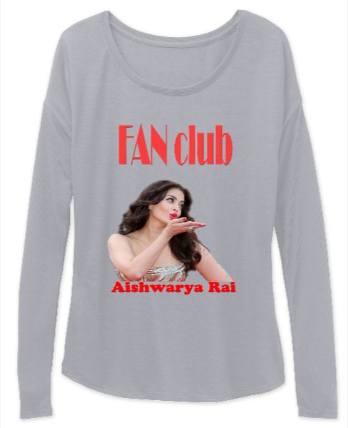 Aishwarya Rai Fan club Women's Full Sleeve T-shirt - Front
