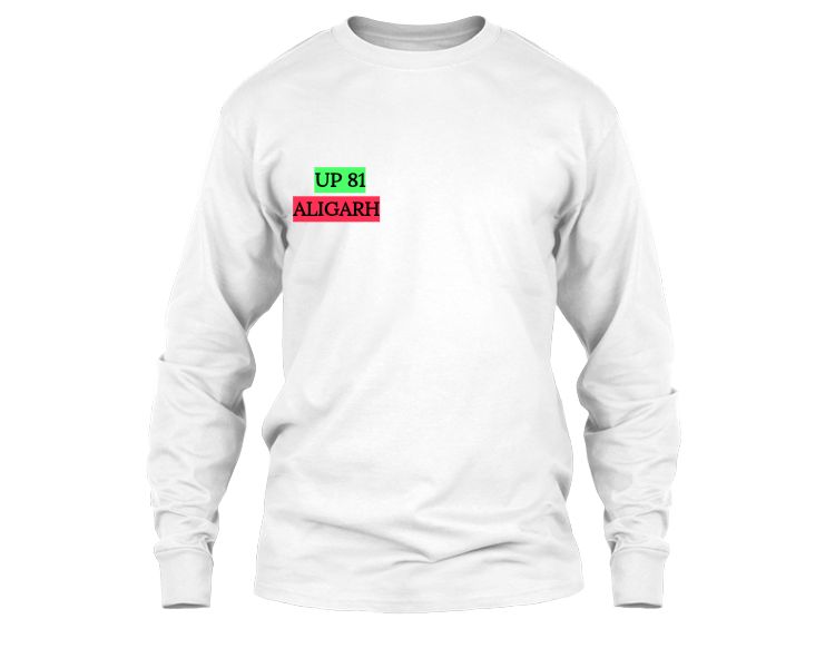 Aligarh logo T-shirt full sleeve for boys - Front