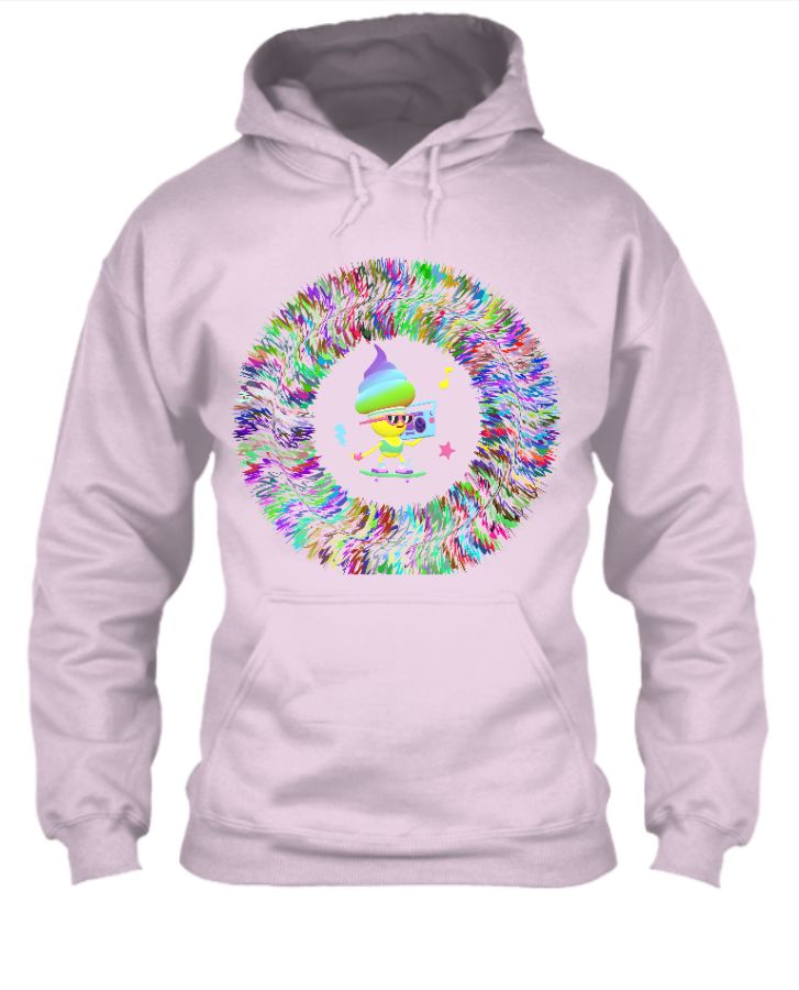 All time Attitude I DNT Care’ Printed Cool attitude  Aesthetic Sweatshirt Hoodie - Front
