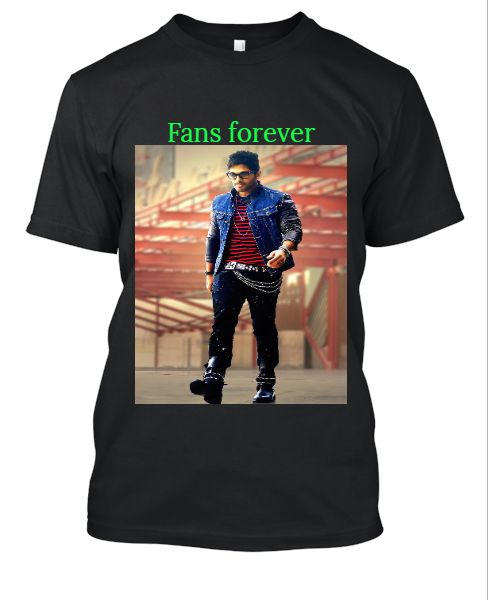 Allu arjun t-shirts - Front