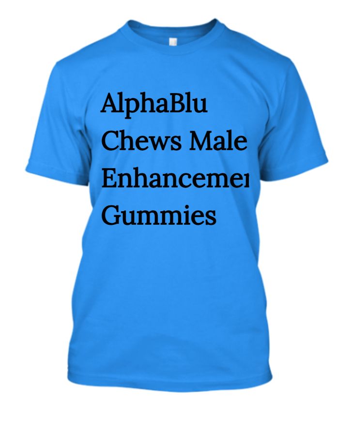 AlphaBlu Chews Male Enhancement Gummies Benefits ,Ingredients - Front