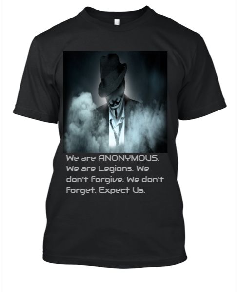 Anonymous T-shirts - Front