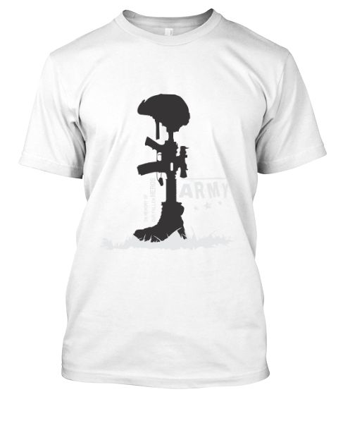 Army background t-shirt - Front