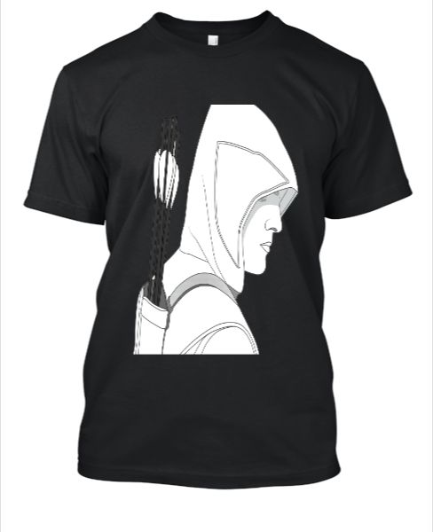 Arrow Black T-shirt - Front
