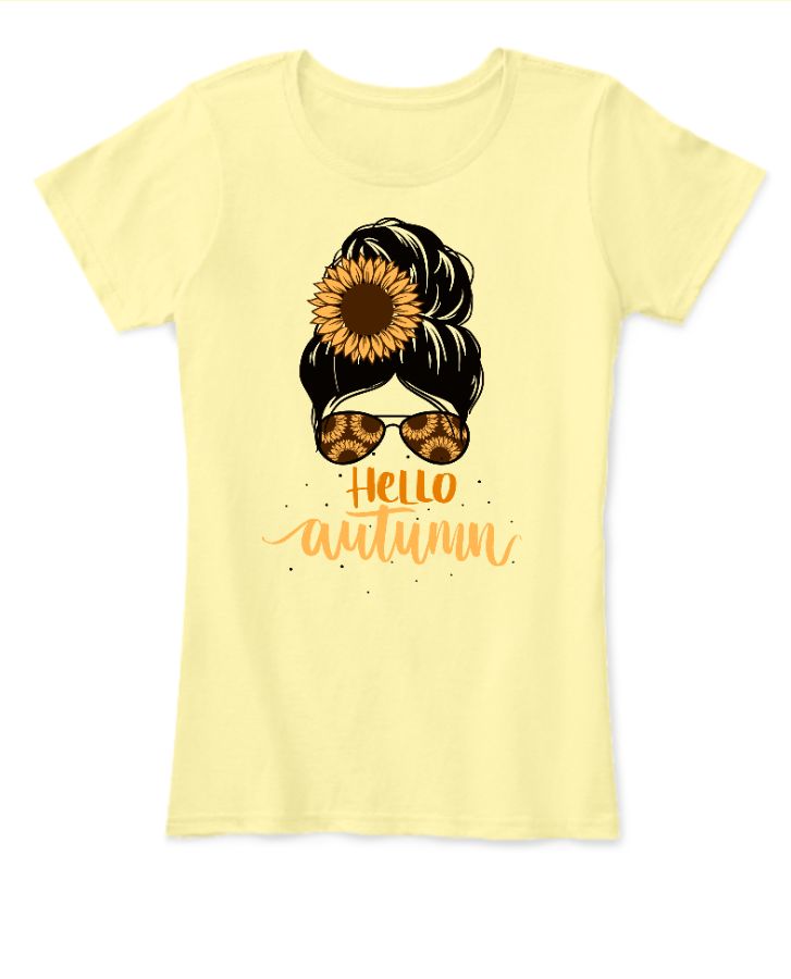 Autumn Women Half Sleeve Shirt - Front
