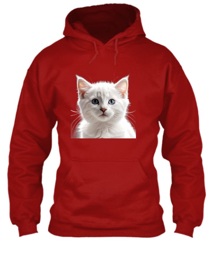 Kitty red Hoodie - Front