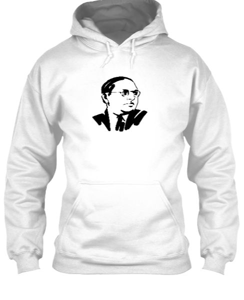 B R Ambedkar hoodies - Front