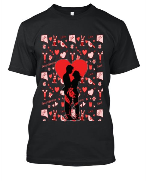 BEAUTIFUL COUPLE T SHIRT - Front