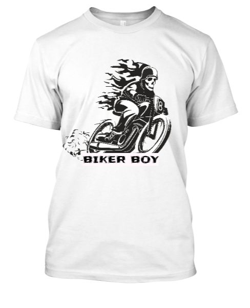 BIKER T-SHIRT - Front