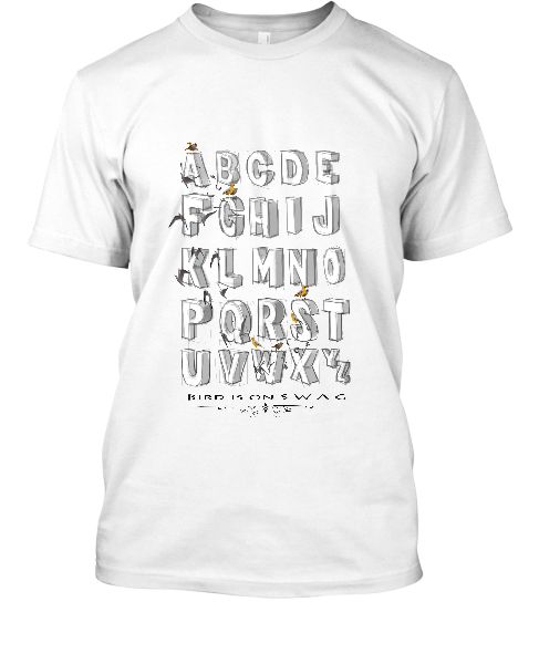 BIRD ON SWAG T-SHIRTS - Front
