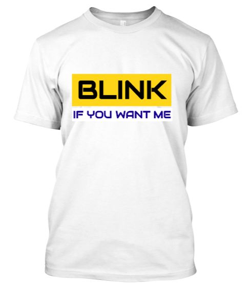 BLINK IF YOU WANT ME - Front