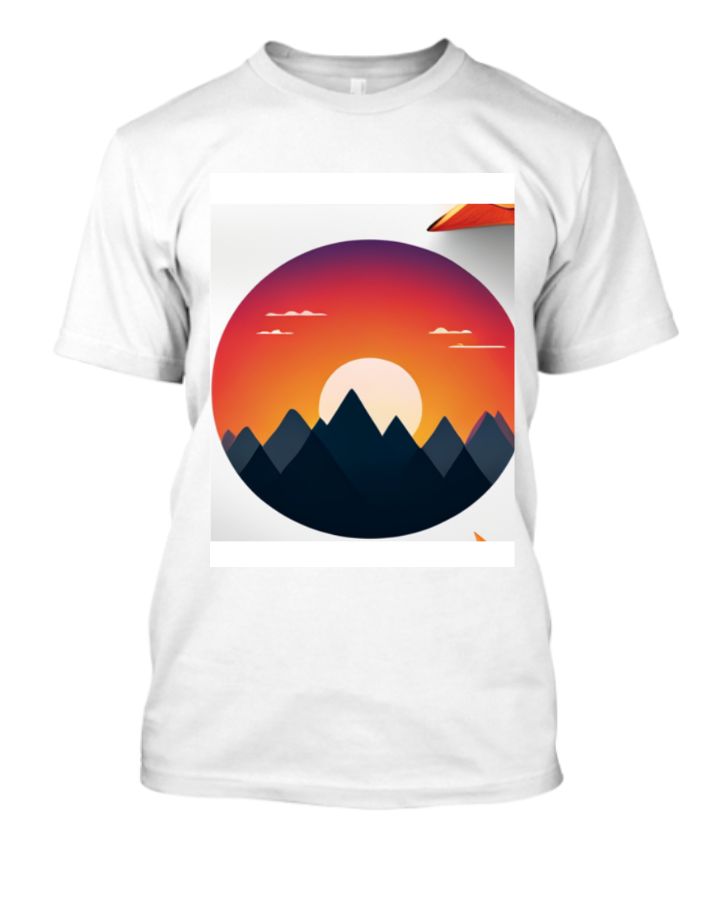 Beautiful Mountains | Half Sleeve T-Shirt - Front