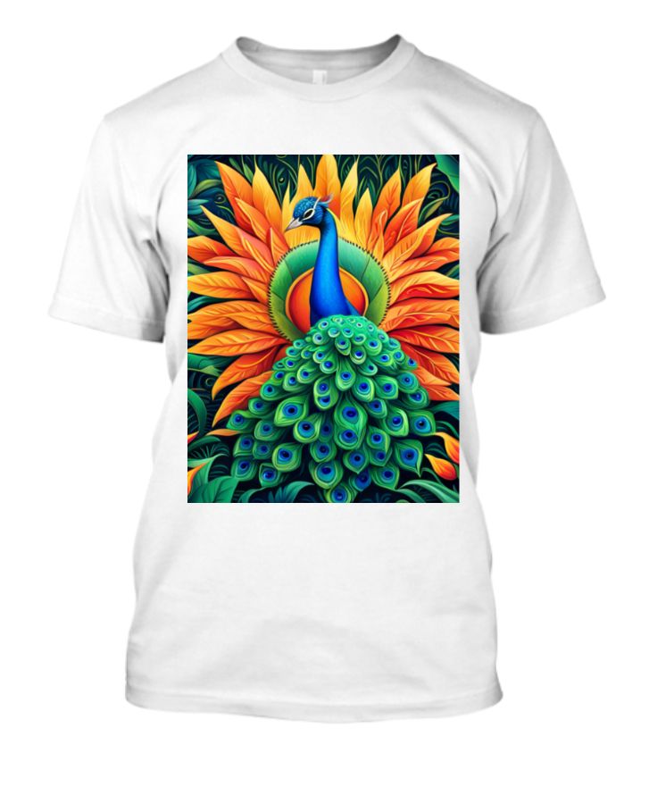 Beautiful Peacock| Half Sleeve T-Shirt - Front