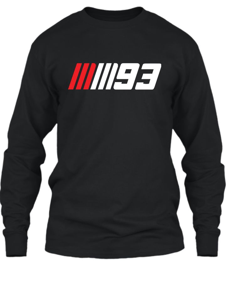 MM93 Marc Márquez Moto GP Champion | full sleeve Biker T-shirt - Front
