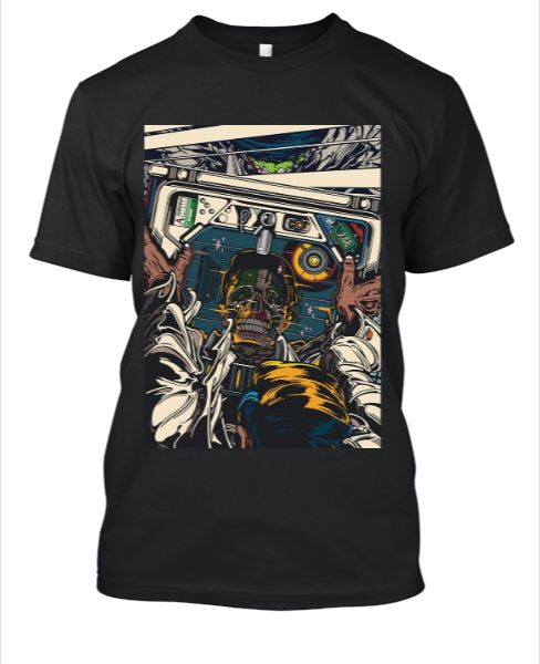 Black Image T-shirt - Front