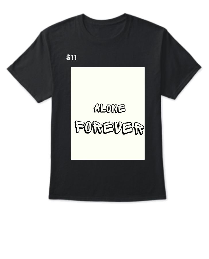 Black T-Shirt  - Front